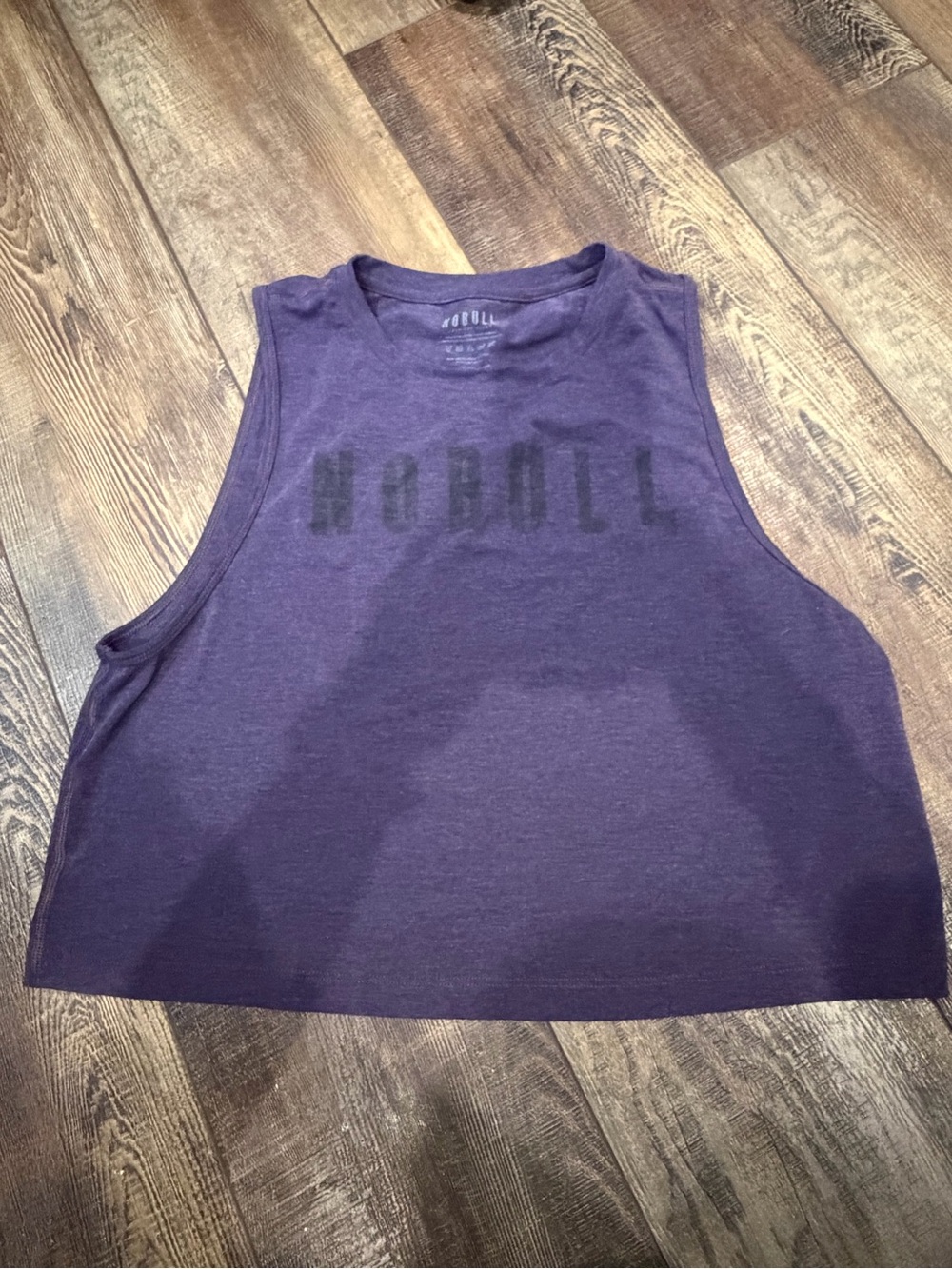 NOBULL Deep Purple Cropped Muscle Tank